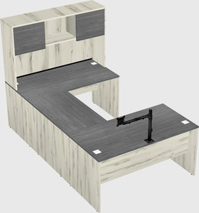 U-shaped desk