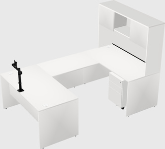 U-shaped desk