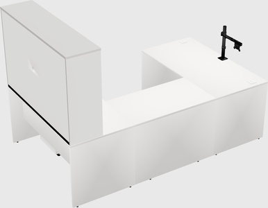 U-shaped desk