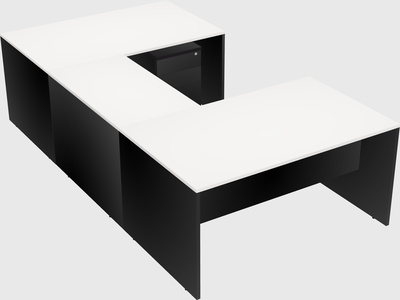 U-shaped desk