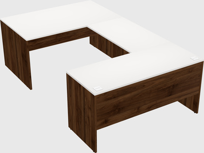 U-shaped desk
