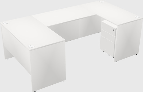 U-shaped desk