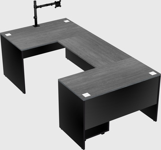 U-shaped desk