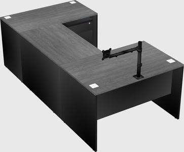 U-shaped desk