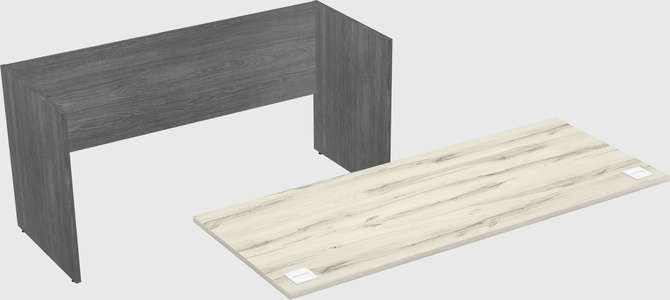 Credenza desk