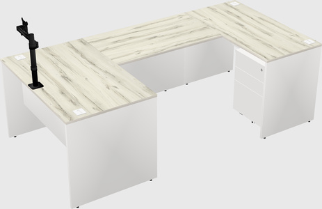 U-shaped desk