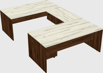 U-shaped desk