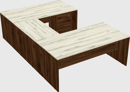U-shaped desk