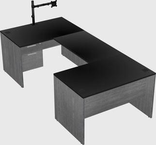 U-shaped desk
