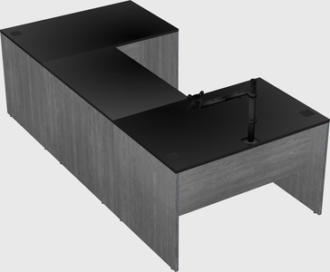U-shaped desk