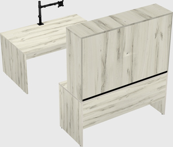 U-shaped desk