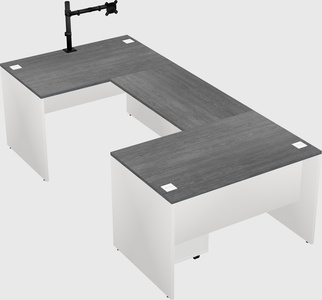 U-shaped desk