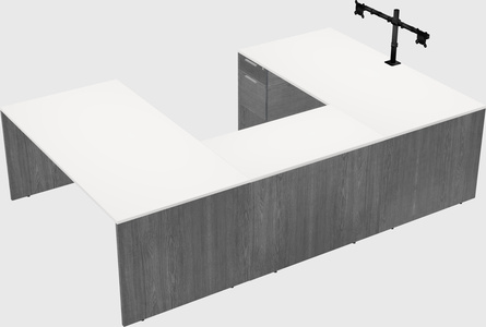 U-shaped desk