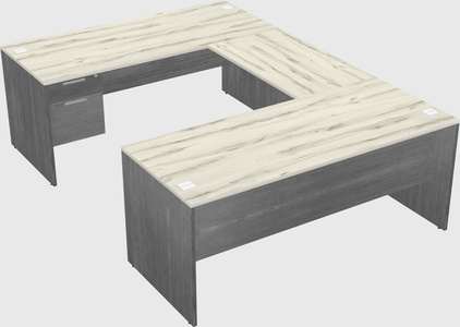 U-shaped desk