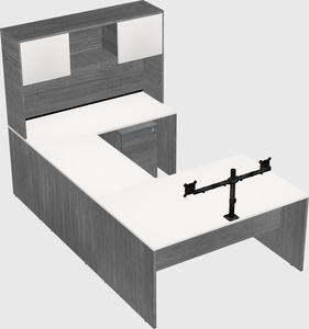 U-shaped desk