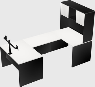 U-shaped desk