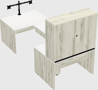 U-shaped desk