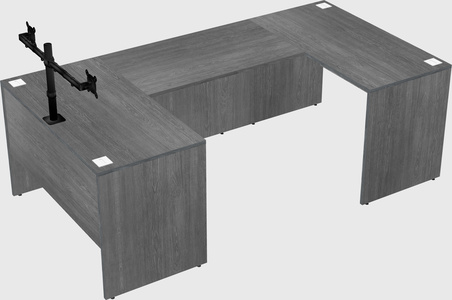 U-shaped desk
