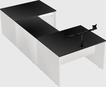 U-shaped desk