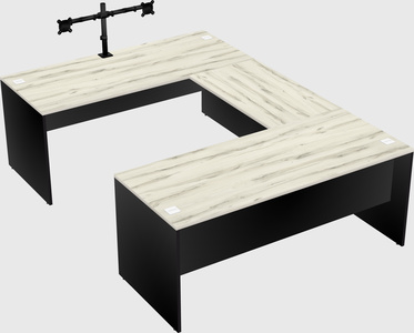 U-shaped desk