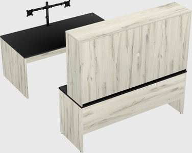 U-shaped desk