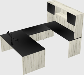 U-shaped desk