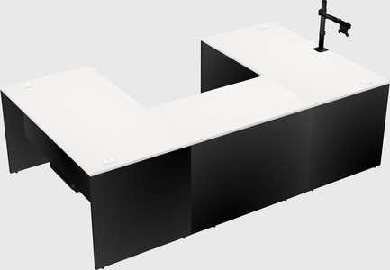 U-shaped desk