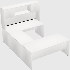 U-shaped desk
