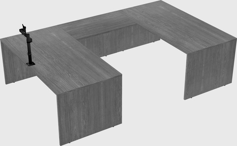 U-shaped desk