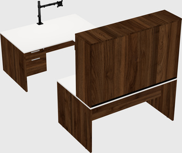 U-shaped desk