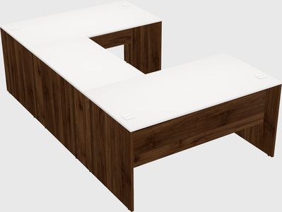 U-shaped desk