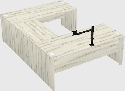 U-shaped desk