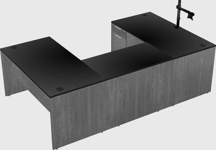 U-shaped desk
