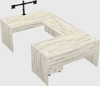 U-shaped desk