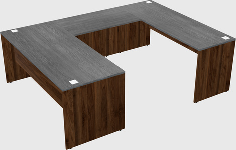 U-shaped desk