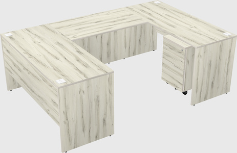 U-shaped desk
