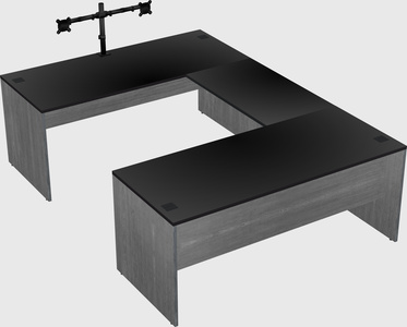 U-shaped desk