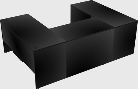 U-shaped desk