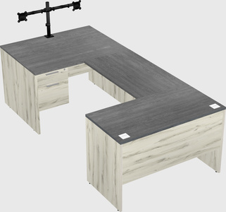 U-shaped desk