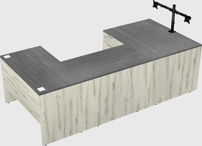 U-shaped desk