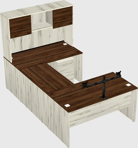 U-shaped desk