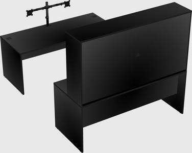 U-shaped desk