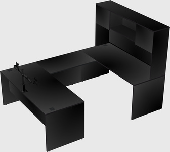 U-shaped desk