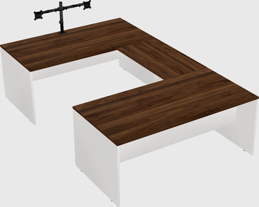 U-shaped desk