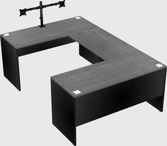 U-shaped desk