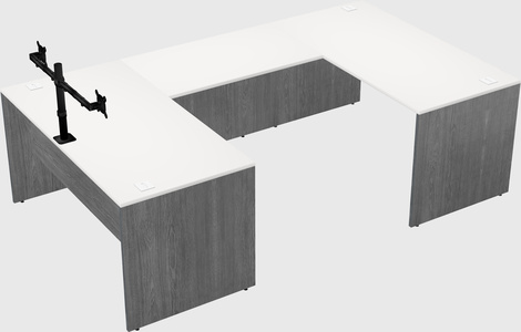 U-shaped desk