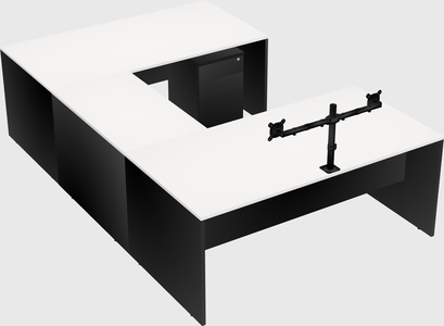 U-shaped desk
