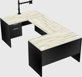 U-shaped desk