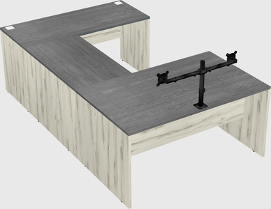 U-shaped desk