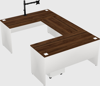 U-shaped desk